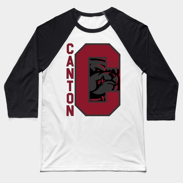 Modernized Canton Bulldogs Baseball T-Shirt by 7071